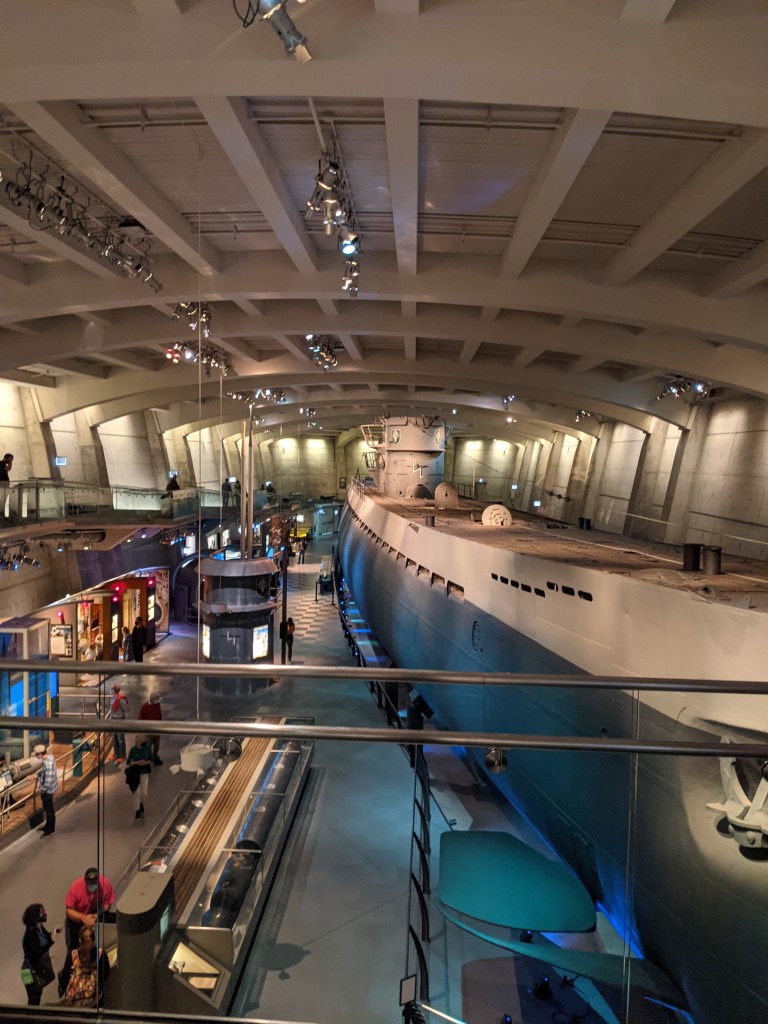 The World War 2 German submarine in the Museum of Science and Industry