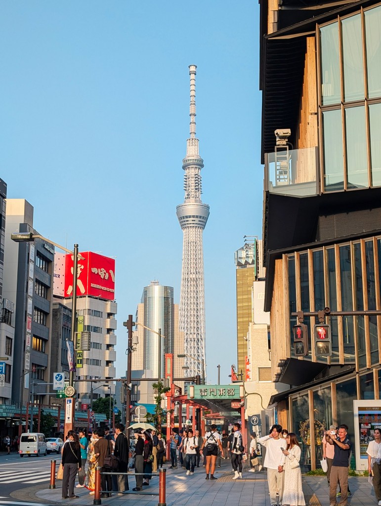 View of Tokyo Skytree from Asakusa.